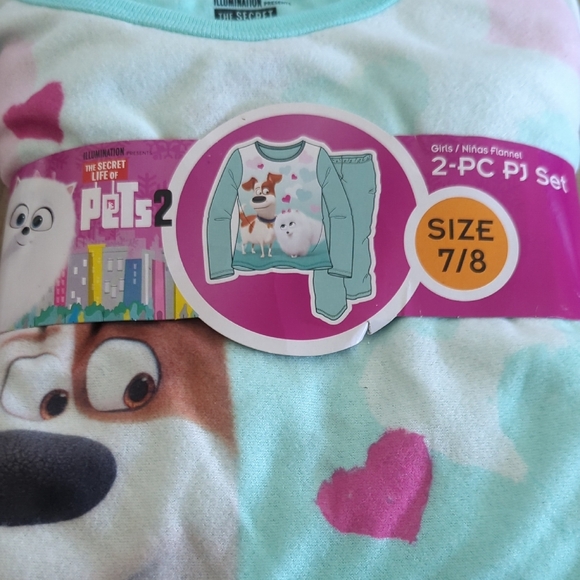 Kids Pajamas - Blue and Pink - Picture 3 of 3